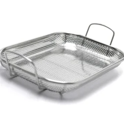 Grillform perforert 44x28x11 cm rustfritt stål