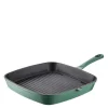 Grillpanne av støpejern 23 cm grønn