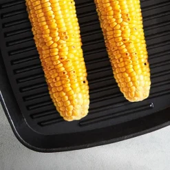 Grillpanne av støpejern 23 cm grønn