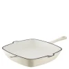 Grillpanne av støpejern 26 cm krem