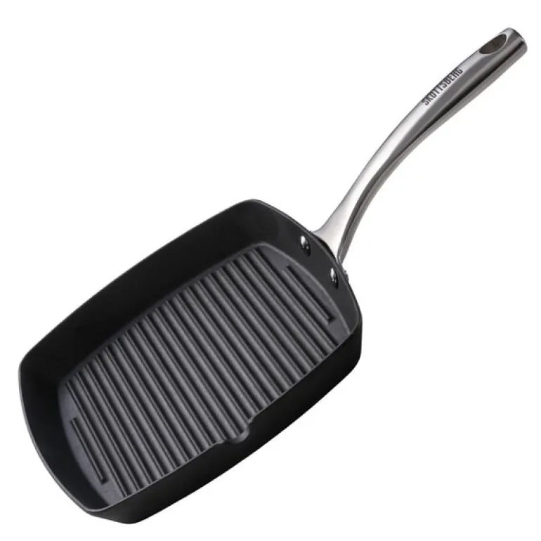 Grillpanne i støpejern 24 cm