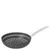 Grillpanne rund 26 cm svart