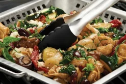 Grillwok perforert 39x3,5x5 cm rustfritt stål