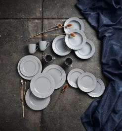 Groovy stentøy frokosttallerken 21 cm grå