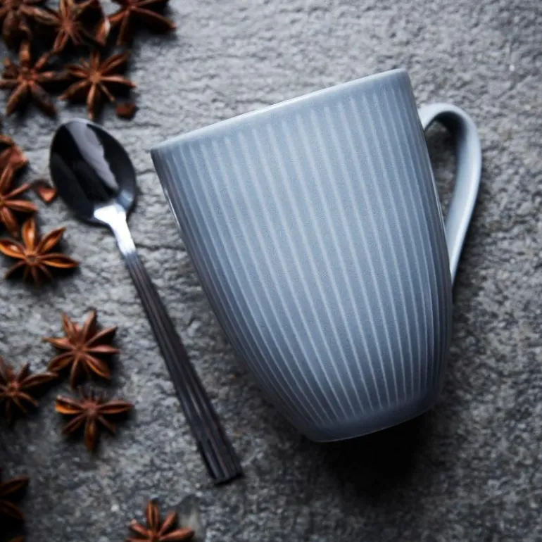 Groovy stentøy krus 30 cl grå