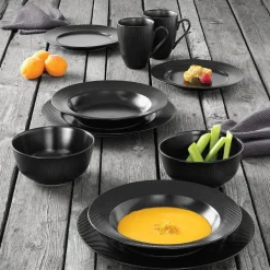 Groovy stentøy krus 30 cl svart