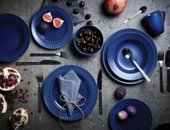 Groovy stentøy skål 14x6,5 cm blå