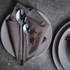 Groovy teskje 4 stk polert