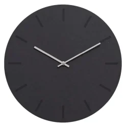 Gunpowder veggklokke 38 cm mørk grå m/sølv viser