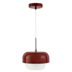 Haipot pendel 15 cm mørkerød