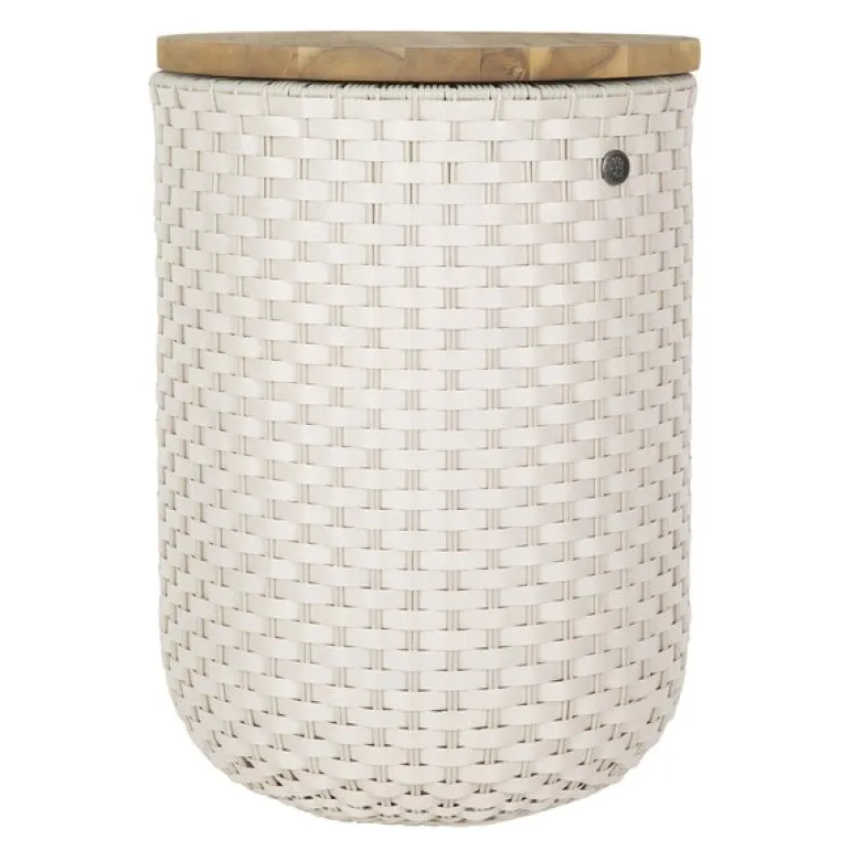 Halo sit puff med oppbevaring 34x45 cm champagne