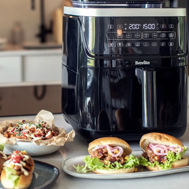 Halo steam airfryer 7,5L svart