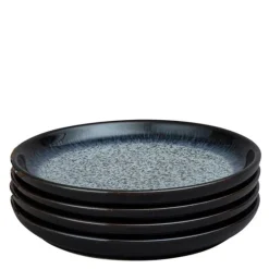 Halo tallerken Coupe 21 cm 4 stk blå/svart