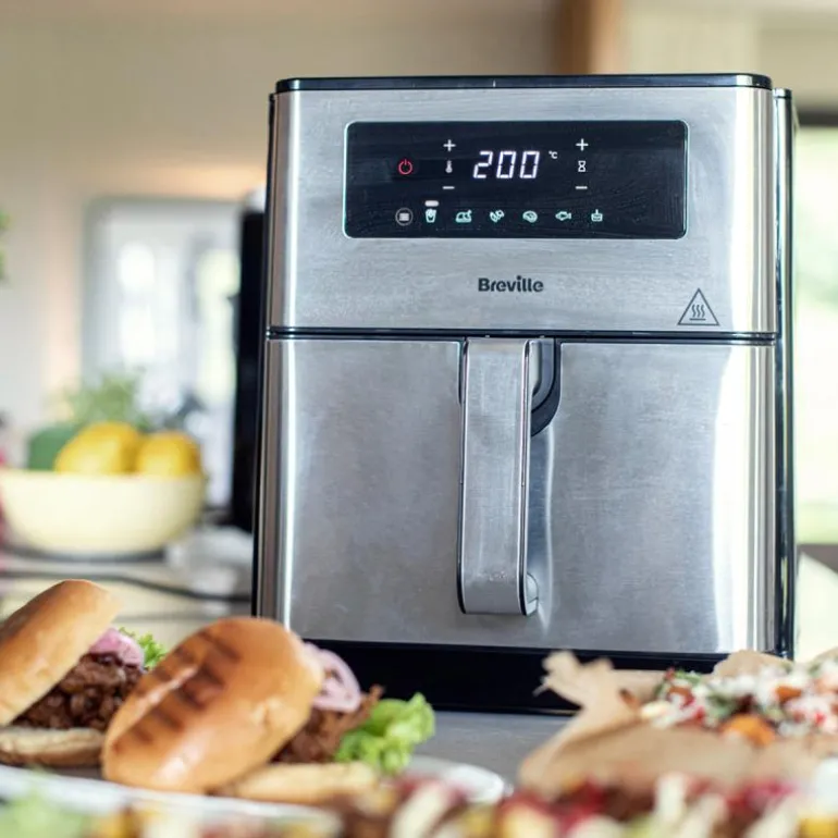 Halo XL digital airfryer 9L stål