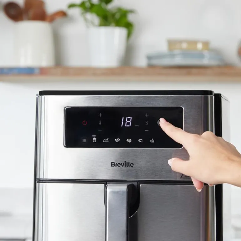 Halo XL digital airfryer 9L stål