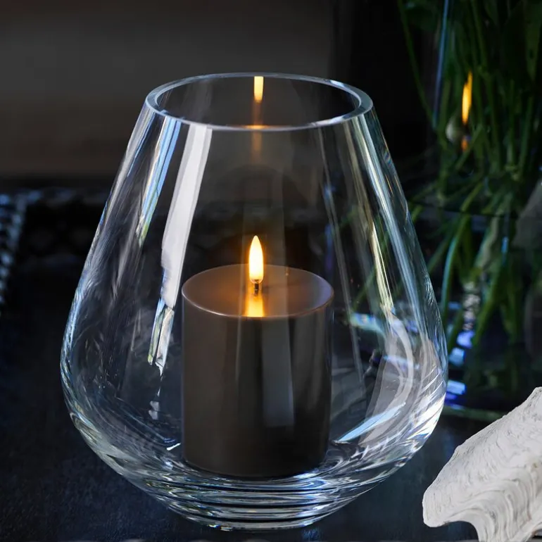 Halvor Bakke LED kubbelys 7,8x10 cm koksgrå