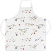 Hammershøi Christmas forkle onesize hvit m/dekor