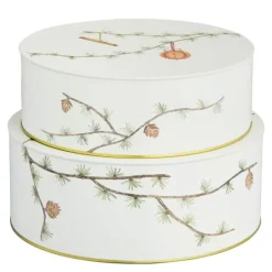 Hammershøi Christmas kakeboks Ø20/22 cm 2 stk