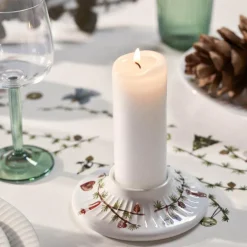 Hammershøi Christmas lysestake 13 cm til kubbelys