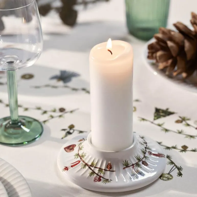 Hammershøi Christmas lysestake 13 cm til kubbelys