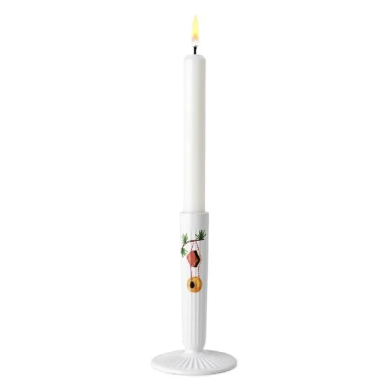 Hammershøi Christmas lysestake 16 cm hvit