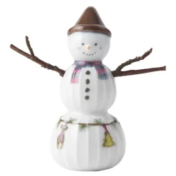 Hammershøi Christmas snøgutt 9 cm hvit m/ dekor