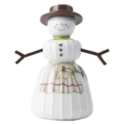 Hammershøi Christmas snøkone 11 cm hvit m/ dekor