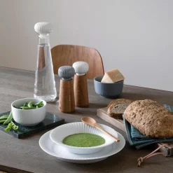 Hammershøi dyp tallerken 21 cm hvit