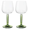 Hammershøi hvitvinsglass 35 cl 2 stk grønn