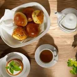 Hammershøi ovnfast fat 32x24 cm hvit