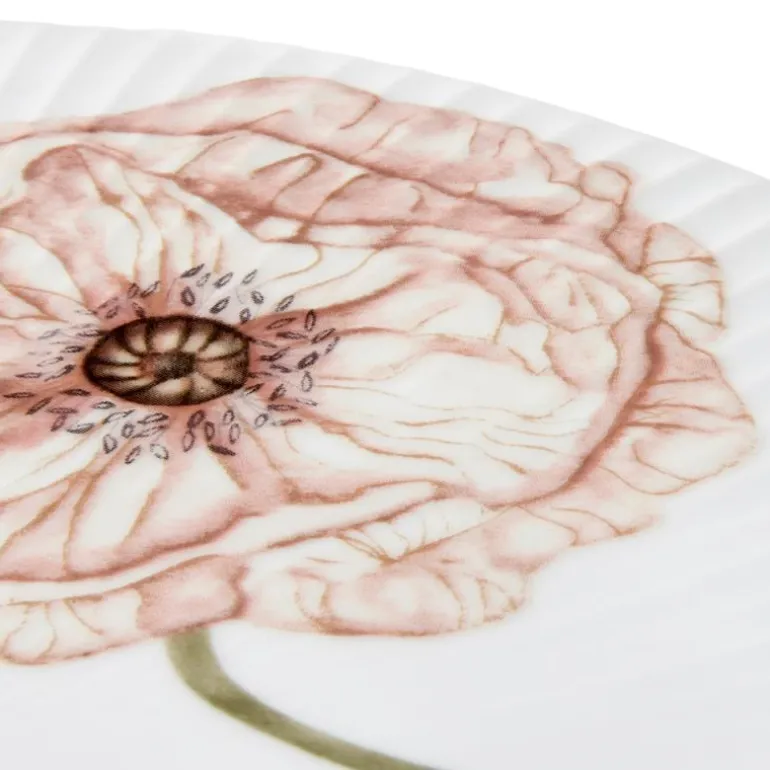 Hammershøi Poppy kakefat 30 cm hvit m/dekor