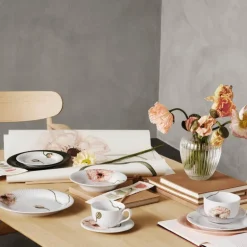 Hammershøi Poppy tekopp m/skål 38 cl hvit