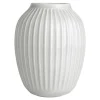 Hammershøi vase 25 cm hvit