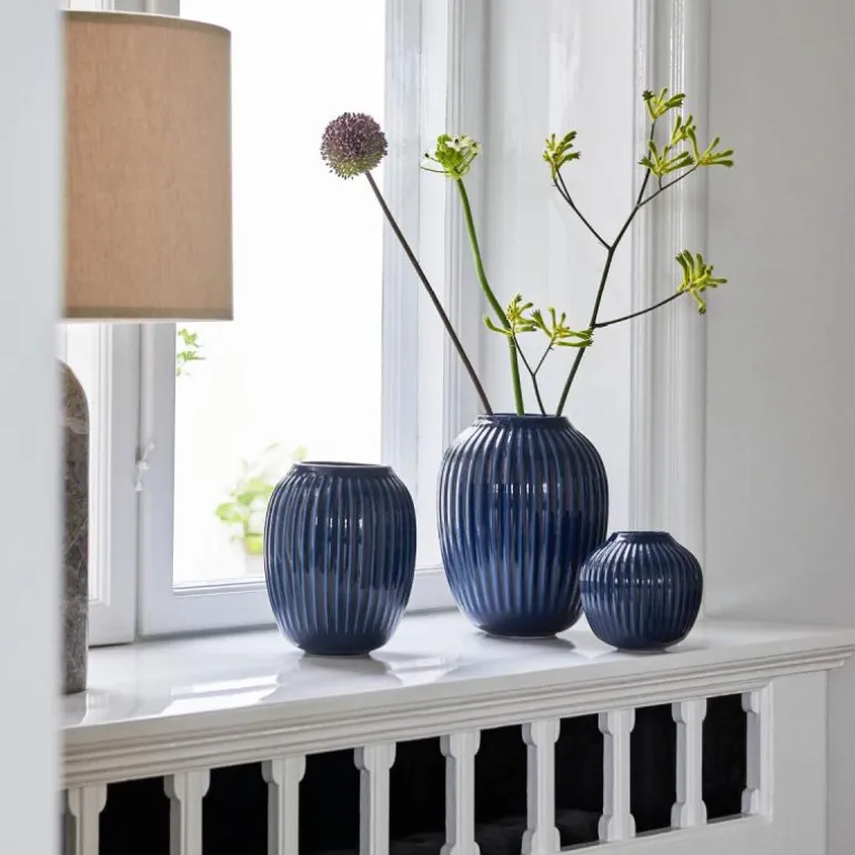 Hammershøi vase 25,5 indigo