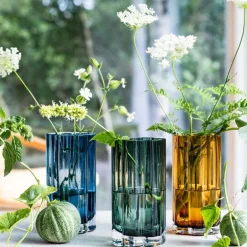 Hanami glassvase 9x18 cm jadegrønn