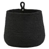 Hang kurv 16x18 cm svart