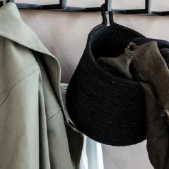 Hang kurv 16x18 cm svart