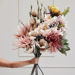 Happia dekorasjonsblomst 64 cm grønn