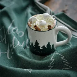 Happy Holidays jacquard kjøkkenhåndkle 50x70 cm grønn