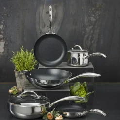 HaptIQ stekepanne 24 cm rustfri