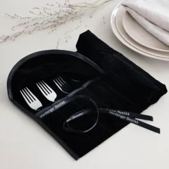 Hardangerserien bestikkpose til 12 deler