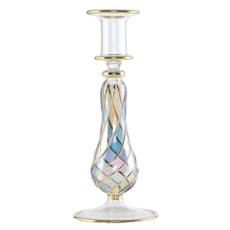 Harlekin lysestake 20 cm multi