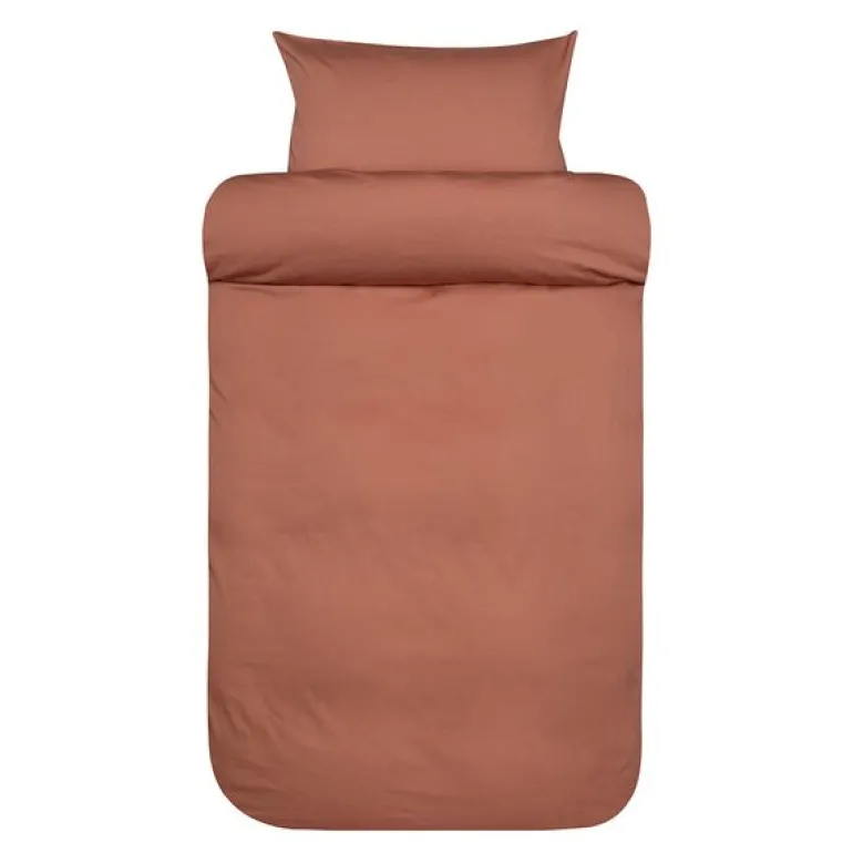 Harmoni sengetøy 140x200 cm dus terracotta