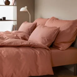 Harmoni sengetøy 140x220 cm dus terracotta
