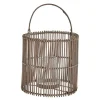Harper lykt 21x21 cm natur/grå