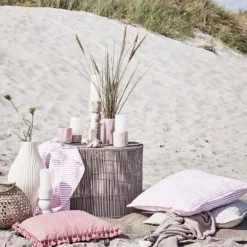 Harper sidebord 2 stk rotting 65x65x45 cm natur/grå