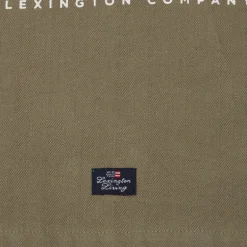 Harvest & Gatherings kjøkkenhåndkle organisk bomull 50x70 cm oliven/hvit