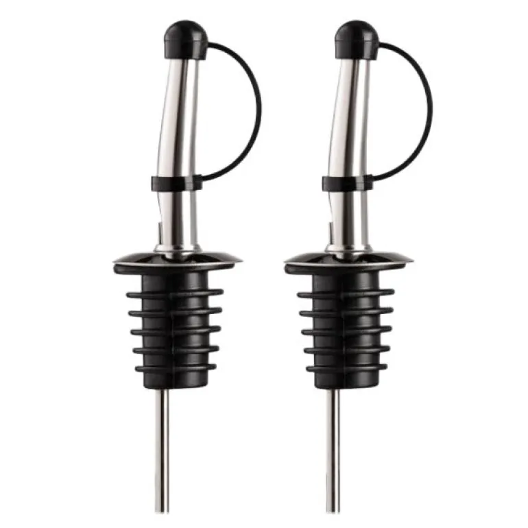 Hellekork med lokk 2 stk sølv