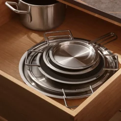 Hellelokk 20 cm svart/stål