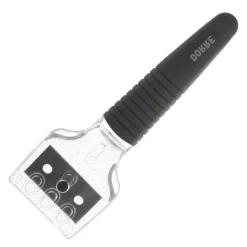 Hema platetopp-skrape med 5 ekstra blader 16 cm svart